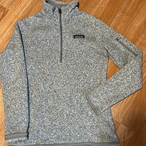 Patagonia grey quarter zip